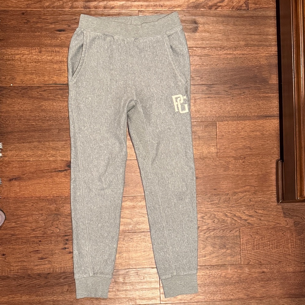 Men's Gray Joggers with Logo